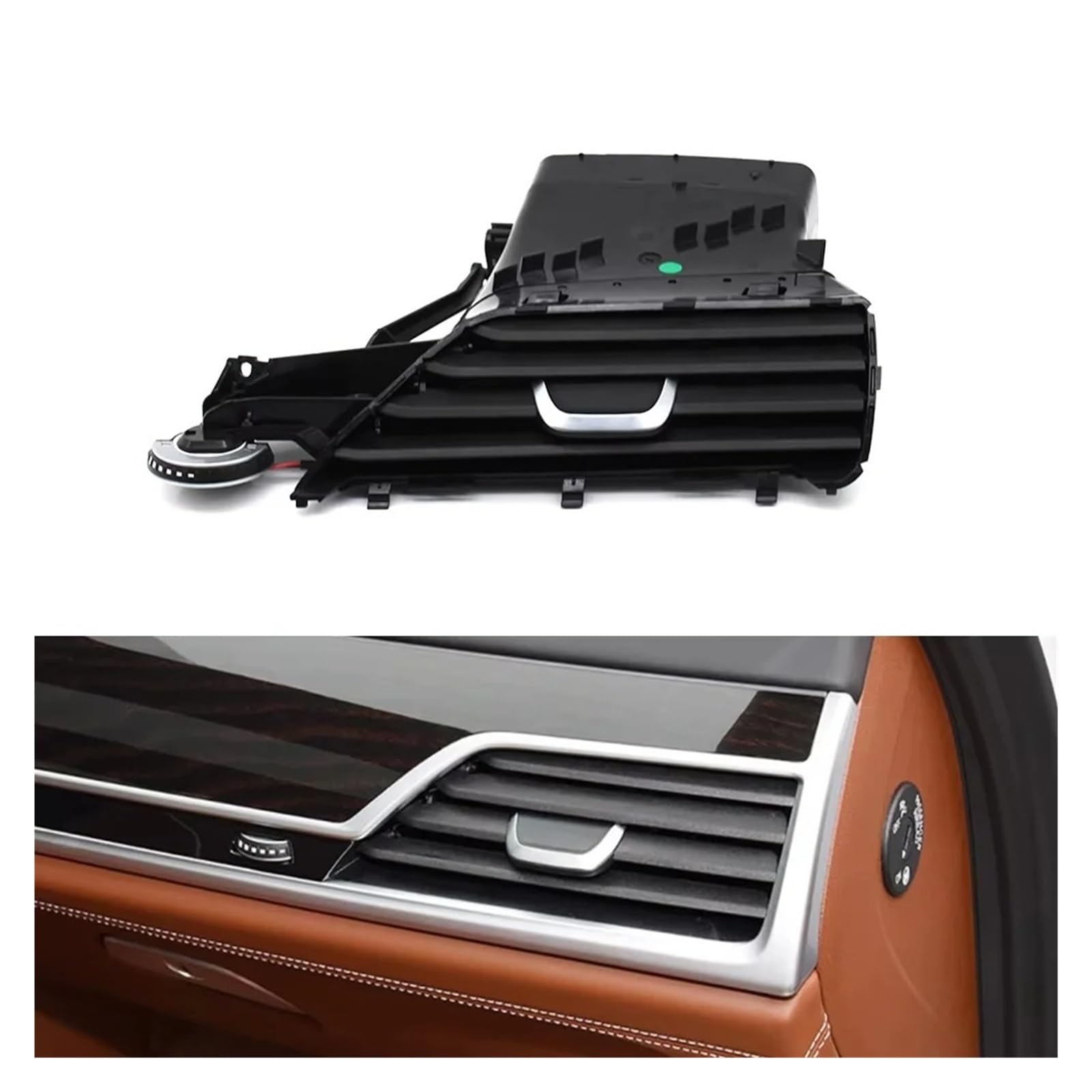 Auto Klimaanlage Vent Für 7 Series 730i 740i 750i 2016-2019 2020 2021 2022 G11 G12 Vorne Links Rechts Hinten Klimaanlage Ac Vent Outlet Grille Montage(LHD Right) von MWCMAMBG