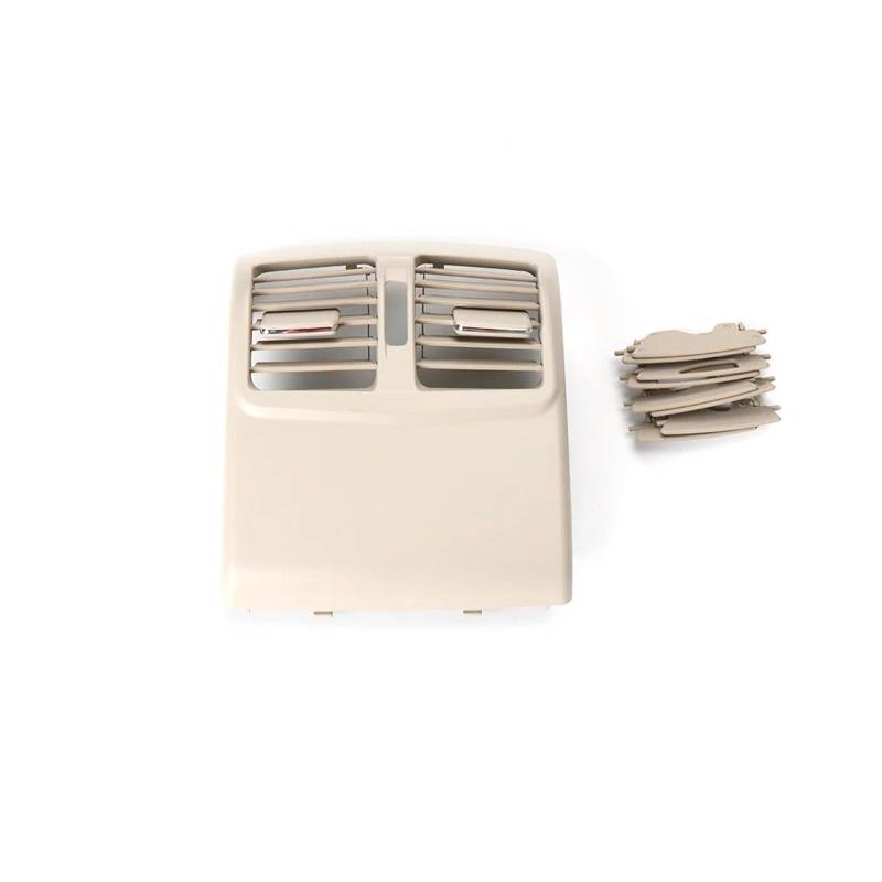 Auto Klimaanlage Vent Für Benz W212 Für E-Klasse 21283004 2009-2015 Auto Hinten Center AC Vent Konsole Klimaanlage Belüftung Gitter Luftauslass Rahmen(Model A Light Beige) von MWCMAMBG