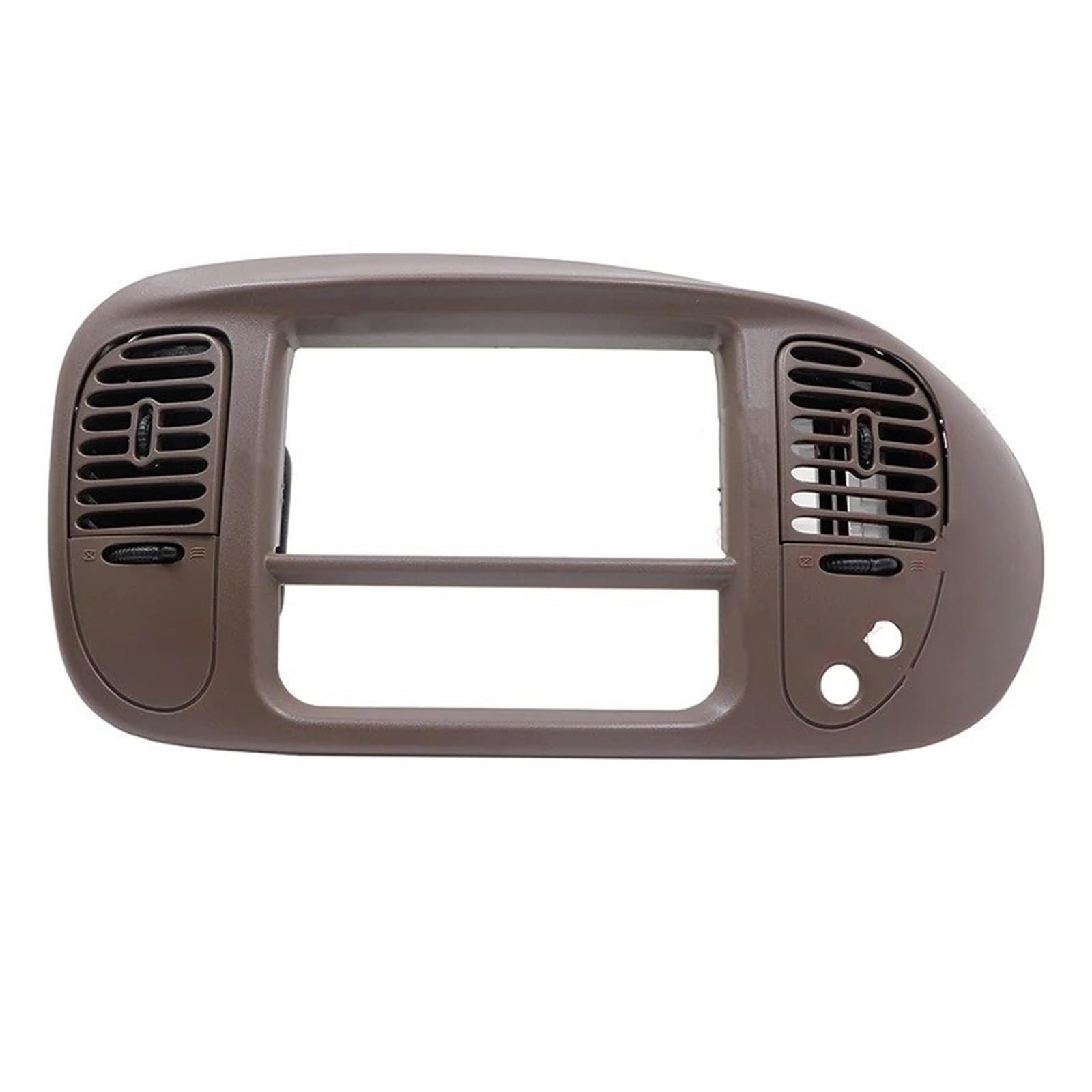 Auto Klimaanlage Vent Für Ford Für F150 Für Expedition 1997 1998 1999 2000 2001 2002 2003 Blendenverkleidung Armaturenbrett Klimablende Auto Center Dash Radio Air Vent(Brown Color) von MWCMAMBG