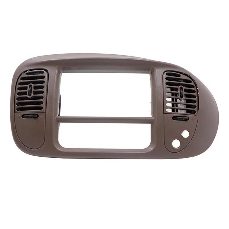 Auto Klimaanlage Vent Für Ford Für F150 Für Expedition 1997 1998 1999 2000 2001 2002 2003 Blendenverkleidung Armaturenbrett Klimablende Auto Center Dash Radio Air Vent(Brown Color) von MWCMAMBG