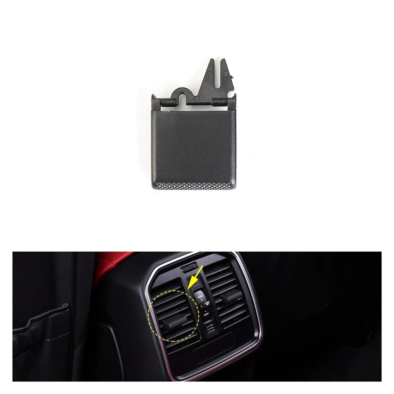 Auto Klimaanlage Vent Für Für Macan 2018-2023 2022 2021 2020 2019 Vorne Hinten AC Air Vent Outlet Tab Clip Reparatur Kit Klimaanlage Vent Outlet Clip(Model E) von MWCMAMBG