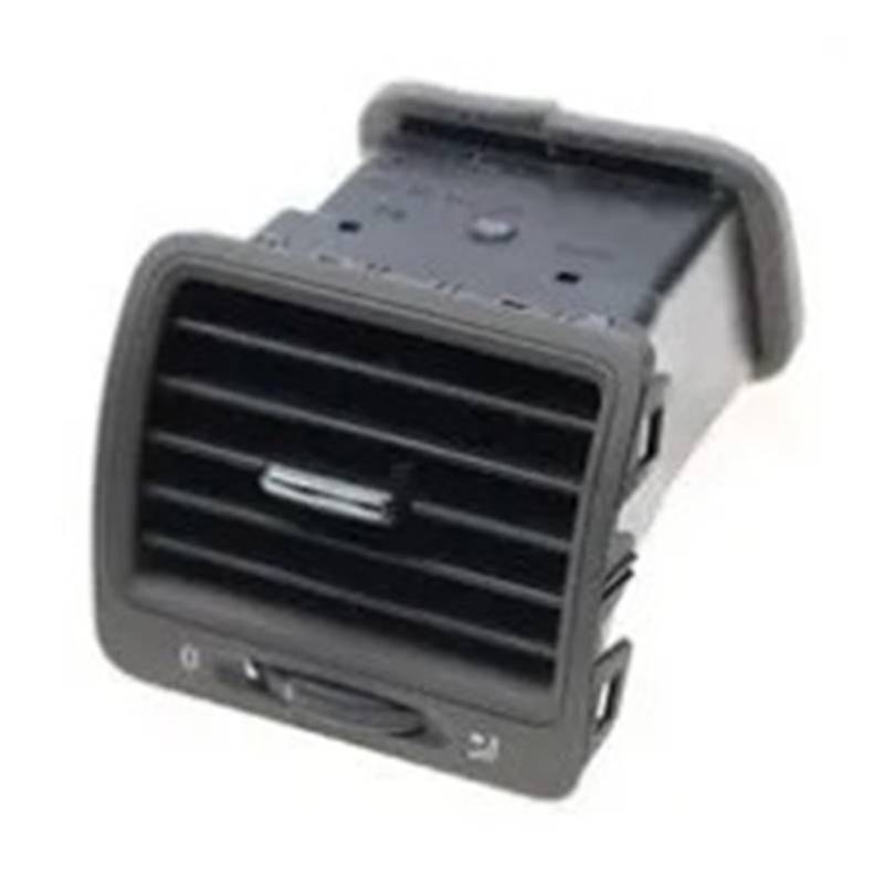 Auto Klimaanlage Vent Für VW Für Jetta MK5 Für Golf 5 Für Rabbit 2004-2010 2011 Armaturenbrett Luftauslass Entlüftung Klimaanlage Auslass Luftfrischfenster Schwarz(Schwarze Linke) von MWCMAMBG