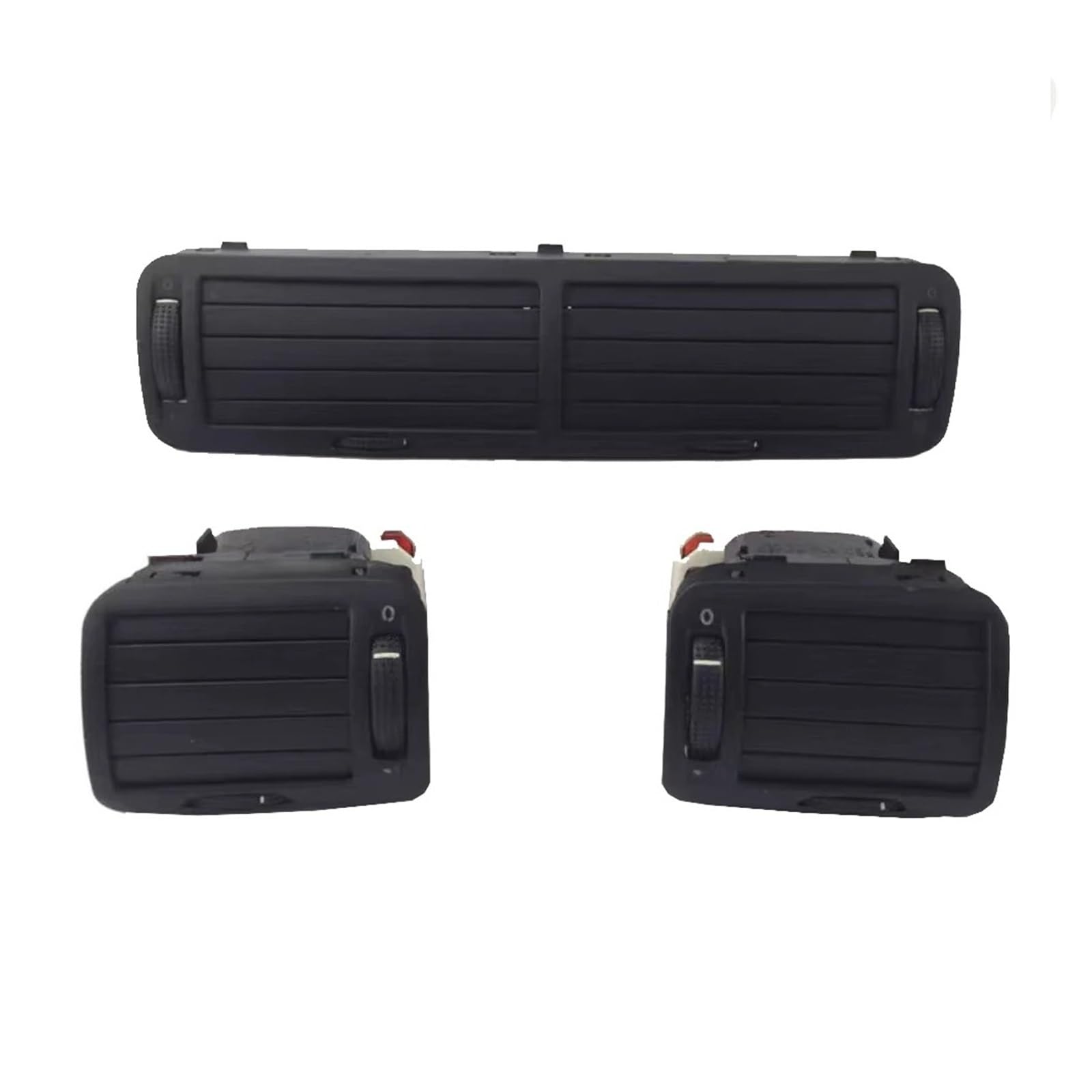 Auto Klimaanlage Vent Für VW Für Passat B5 1997 1998 1999 2000 2001 2002 2003 2004 2005 Schwarz Front Dashboard Zentrale Air Vent Outlet A/C Heizung(1 Set.) von MWCMAMBG