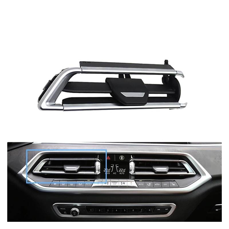 Auto Klimaanlage Vent Für X5 G05 X6 G06 X7 G07 64119458543 Auto Vorne Links Rechts Mitte AC Vent Grille Klimaanlage Klinge Slider Clip Reparatur Kit(Middle Left) von MWCMAMBG
