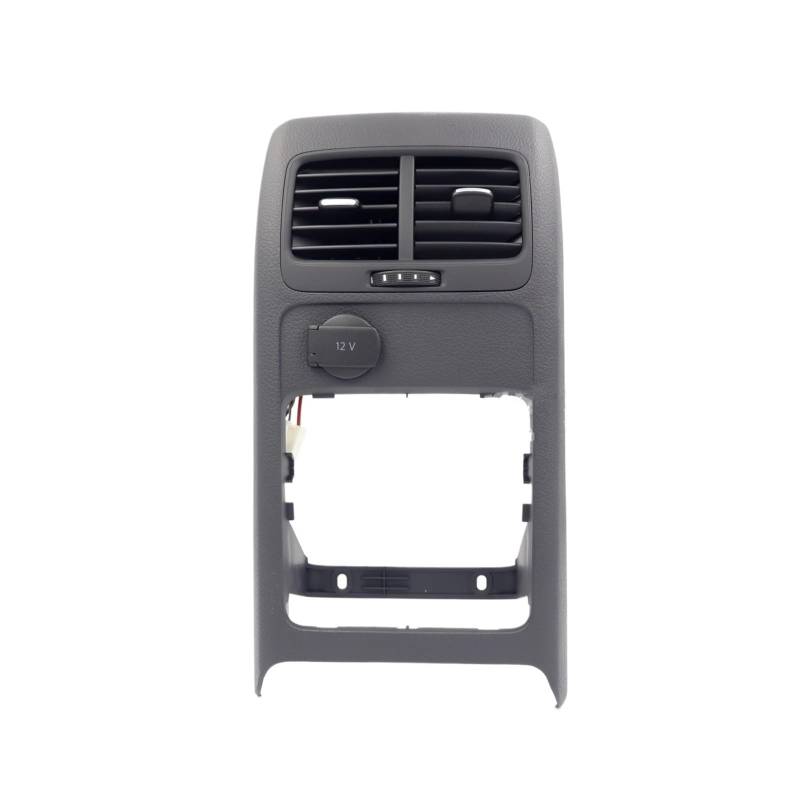 Auto Klimaanlage Vent Hinten Air Outlet Vent Trim Rahmen Montage Center Armlehne Schwarz Für Jetta 2012 2013 2014 16D864298C 16D 864 298C von MWCMAMBG