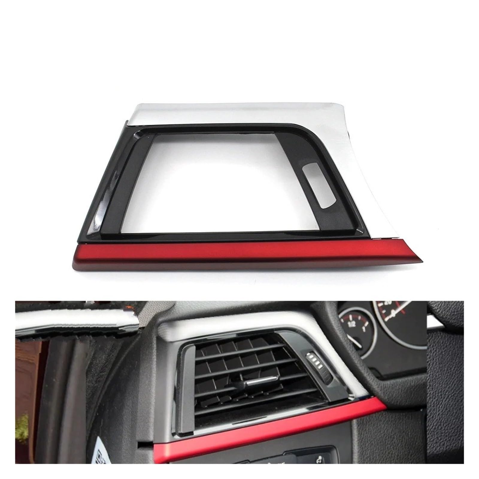 Auto Klimaanlage Vent LHD A/C Klimaanlage Vorne Links Seite Air Vent Outlet Grill Panel Abdeckung Rahmen Trim Für 3 4 Serie F30 F34 F32 F33 F80 F82 F36(LHD Left-A5) von MWCMAMBG