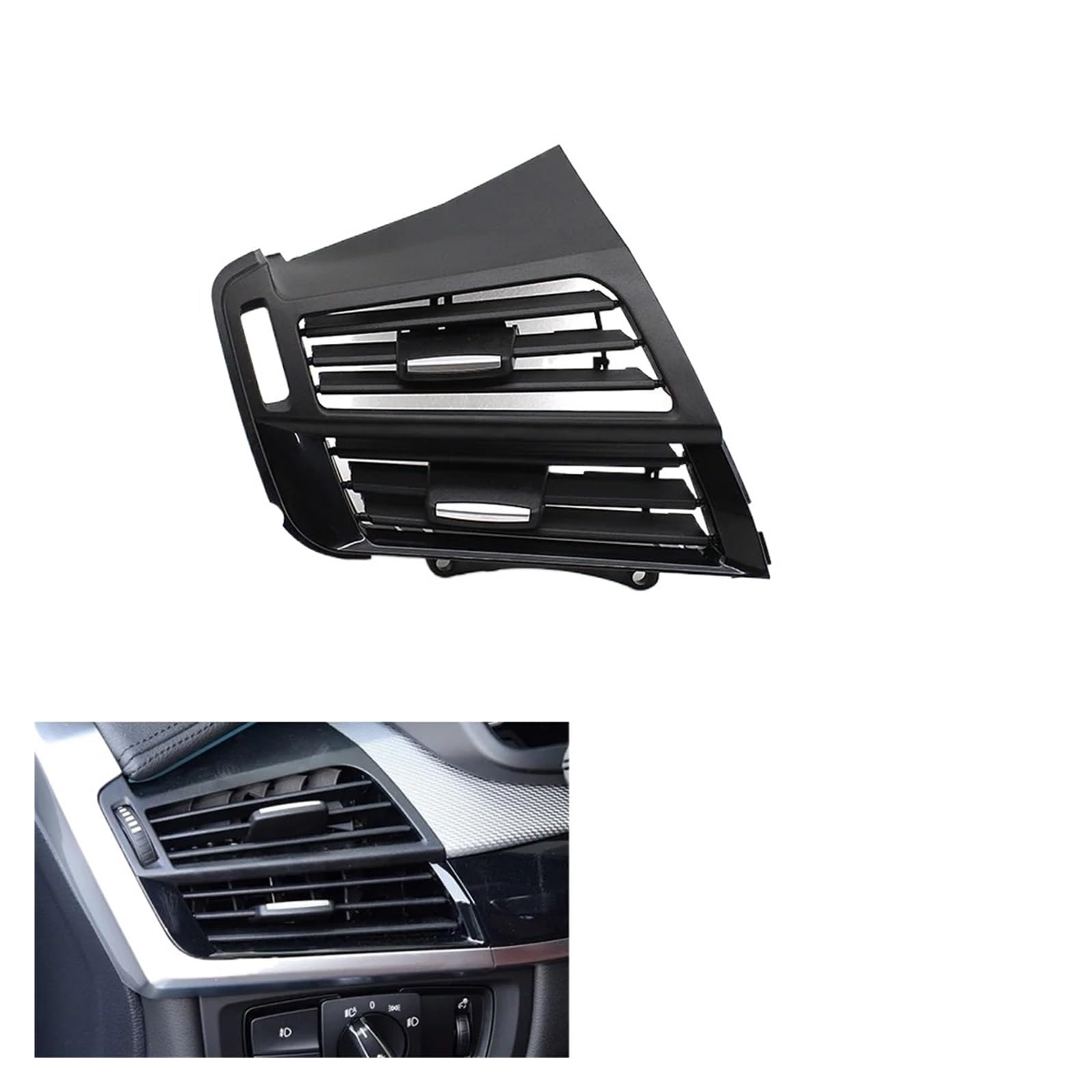 Auto Klimaanlage Vent LHD RHD Dashboard Zentral Links Rechts Klimaanlage AC Vent Outlet Grille Panel Abdeckung 64229253115 Für X5 X6 F15 F16 F85 F86(LHD-Left) von MWCMAMBG