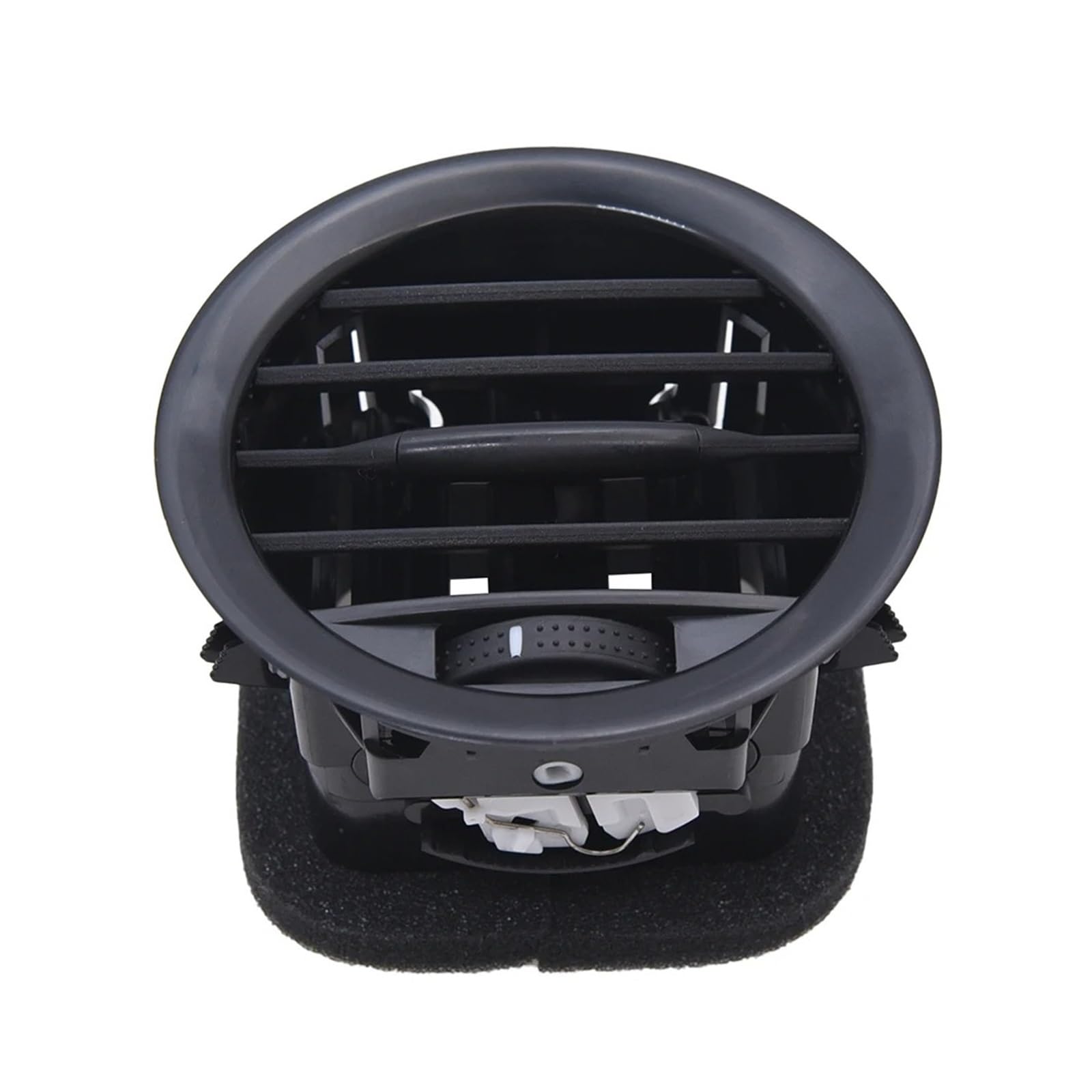 Auto Klimaanlage Vent Schwarz/Chrom A/C Air Vent Abdeckung Outlet Grille 13417363 2201099 Für Opel Für ADAM Für Corsa D MK3 Für Vauxhall 2007-2015(Black 1) von MWCMAMBG