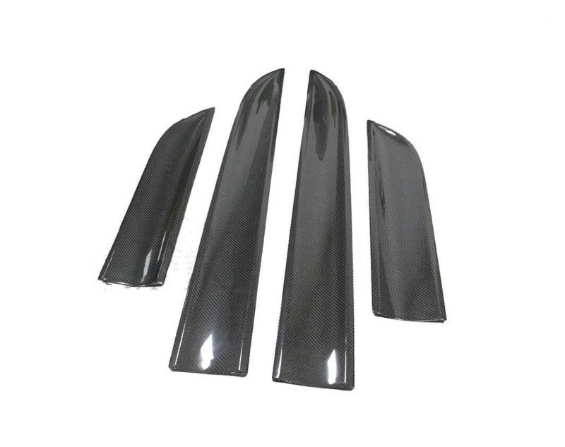 Seitenleisten Satz 4 Stücke Carbon Faser Tür Panel Seite Rock Moulding Trim Schutz Platte Abdeckung Stoßstange Dichtung Streifen Splitter Für Macan 2014-2017 2016 2015 Winglet Diffusor von MWCMAMBG