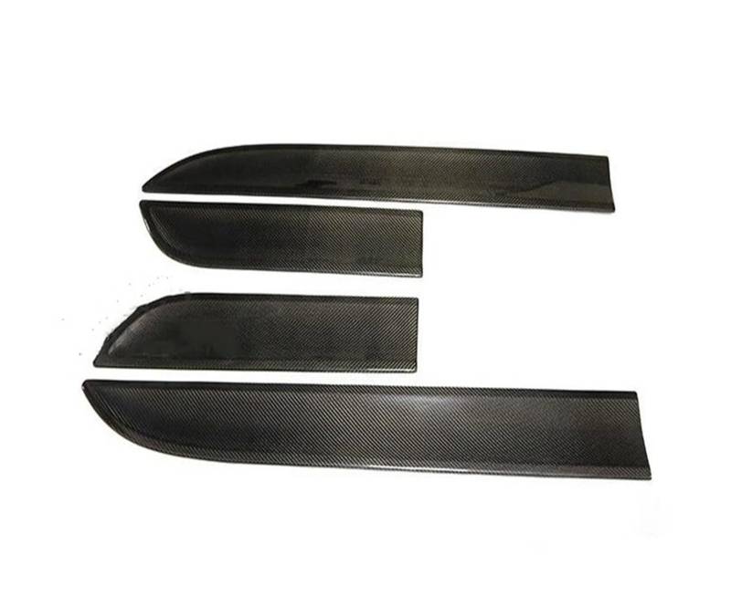 Seitenleisten Satz 4PCS Carbon Faser Tür Panel Seite Rock Moulding Trim Schutz Abdeckung Streifen Splitter Für Macan 2014-2018 2019 2020 2021 2022 2023 Winglet Diffusor von MWCMAMBG