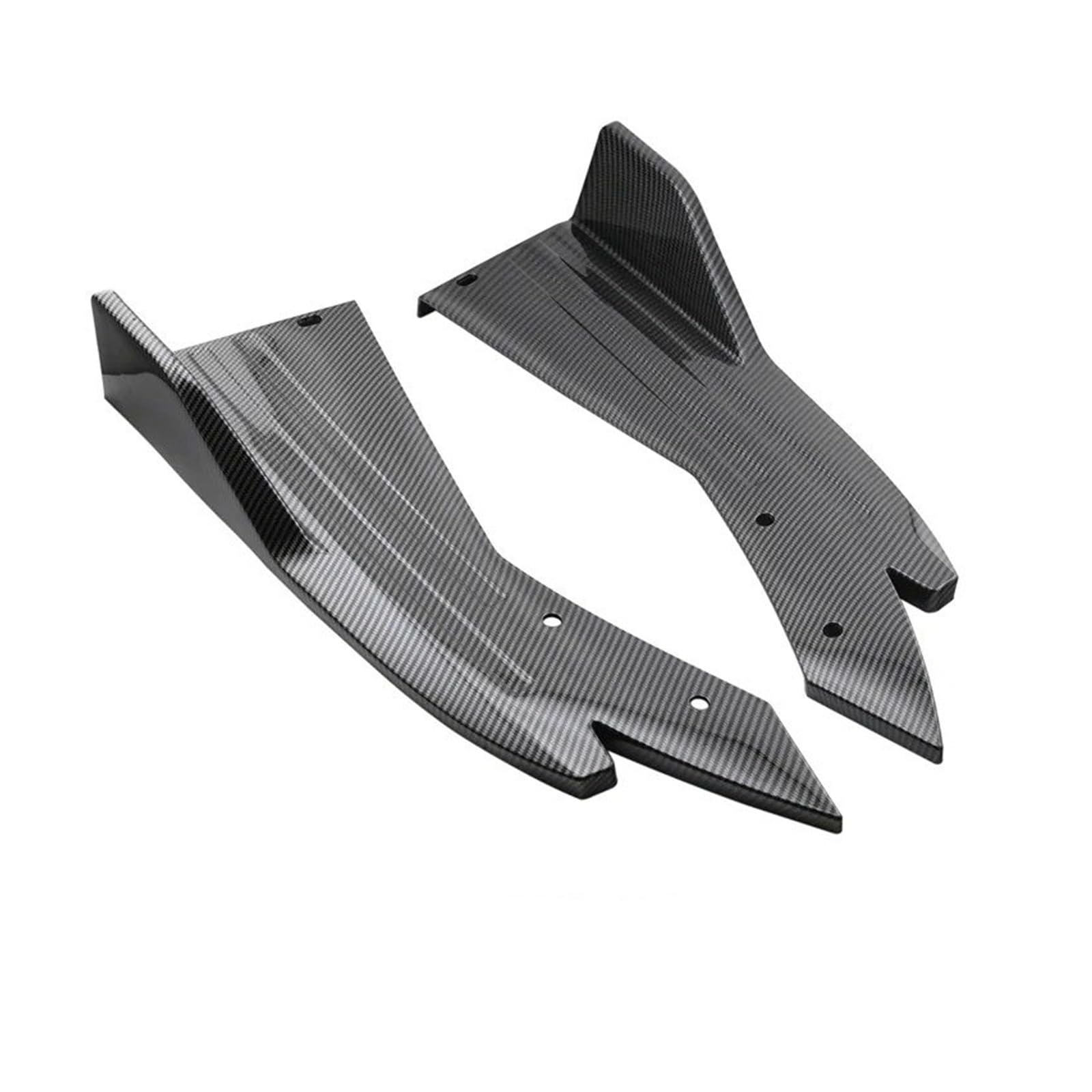 Seitenleisten Satz Auto Heckstoßstange Diffusor Splitter Spoiler Canards Seitenschweller Abdeckung Für E90 E46 F20 Winglet Diffusor(Carbon Look) von MWCMAMBG