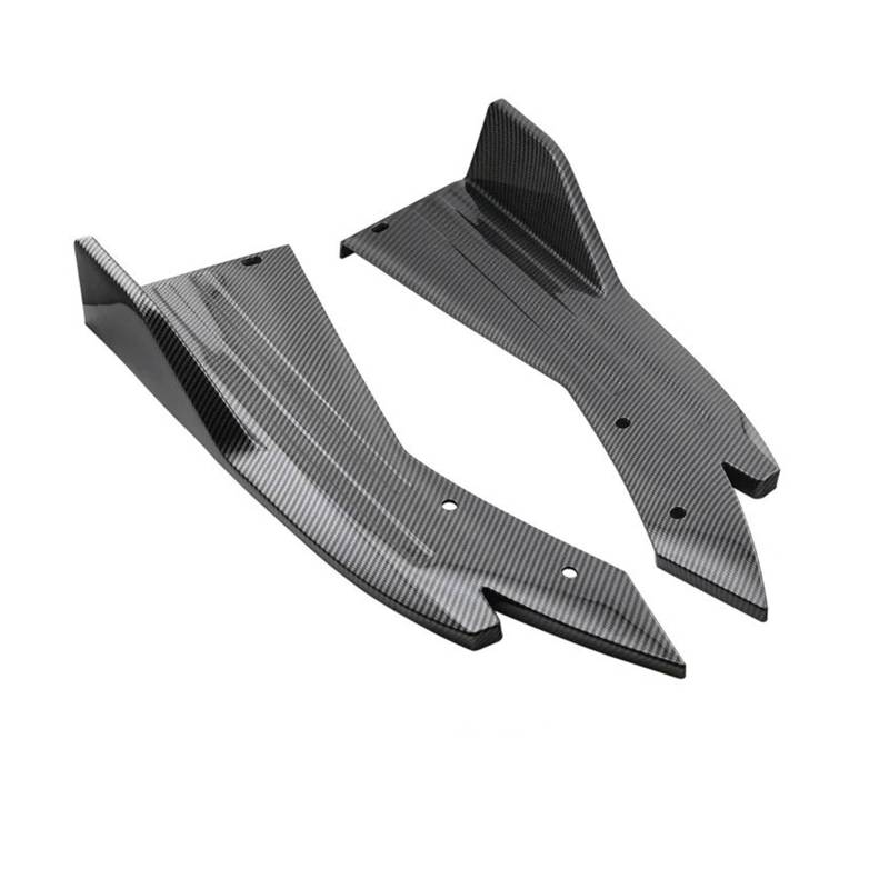 Seitenleisten Satz Auto Heckstoßstange Diffusor Splitter Spoiler Canards Seitenschweller Abdeckung Für E90 E46 F20 Winglet Diffusor(Carbon Look) von MWCMAMBG