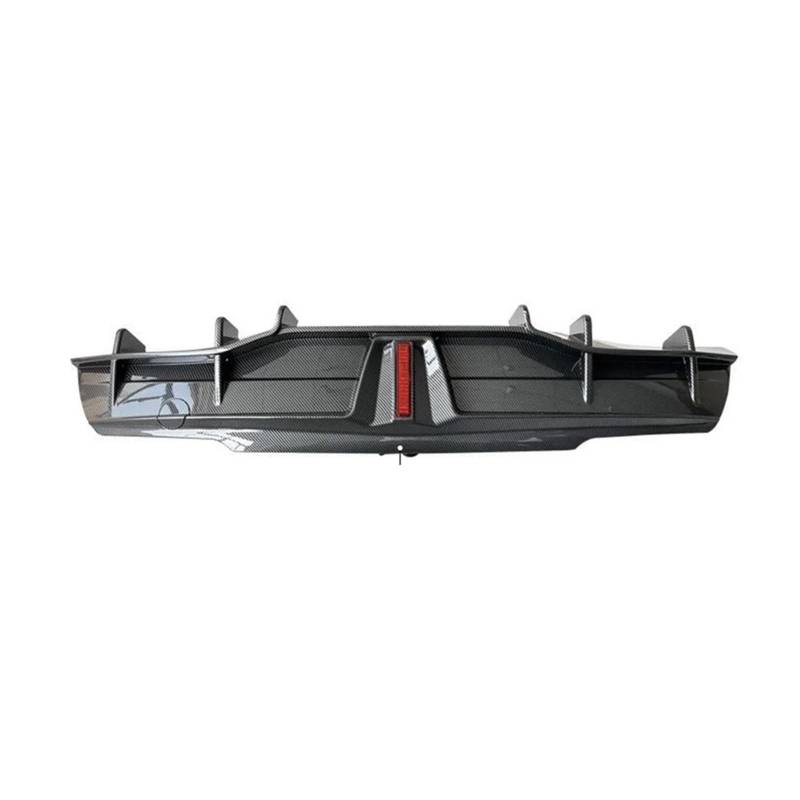 Seitenleisten Satz Body Kits Für Tesla Für Modell Y 2020 2021 2022 2023 Matte Carbon Hinten Diffusor Seite Spillter Spoiler Stoßstange Lip Body Tuning Winglet Diffusor(Rear Lip b) von MWCMAMBG