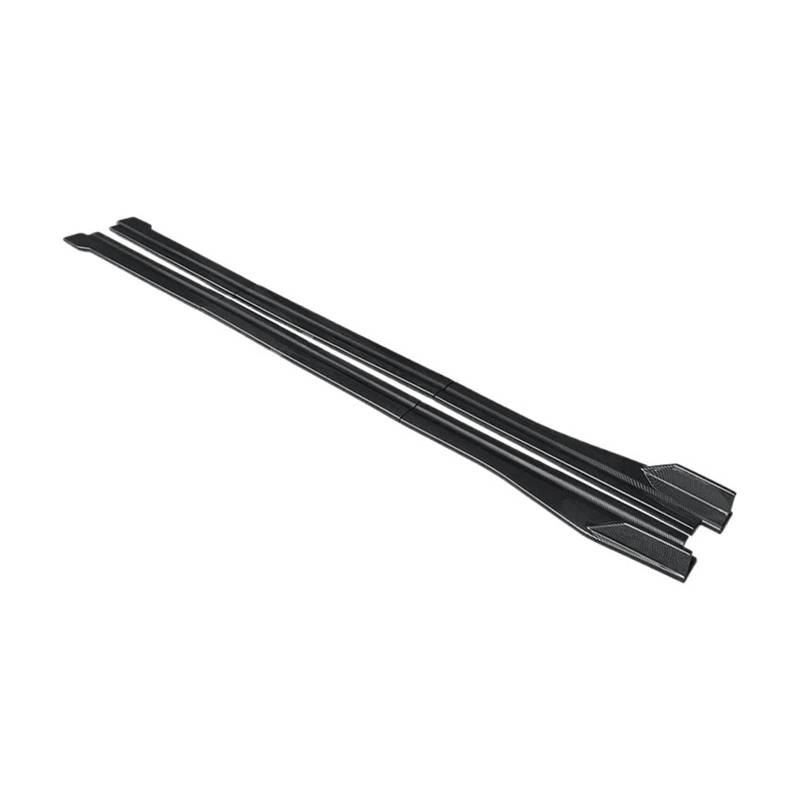 Seitenleisten Satz Für A7 2015 2016 2017 2018 Auto Seite Röcke Extensions Stoßstange Tür Lip Splitter Winglet ABS Zubehör Carbon Look Winglet Diffusor(Kohlefaser-Optik) von MWCMAMBG
