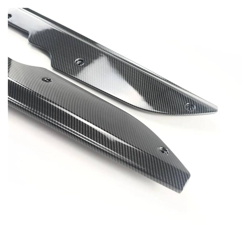 Seitenleisten Satz Für Corvette C8 2020-2024 Für Stingray Z51 Auto Seitenschweller Nicht Großraumversion Splitter Zubehör Diffusor Carbon Look Winglet Diffusor(Kohlefaser-Optik) von MWCMAMBG