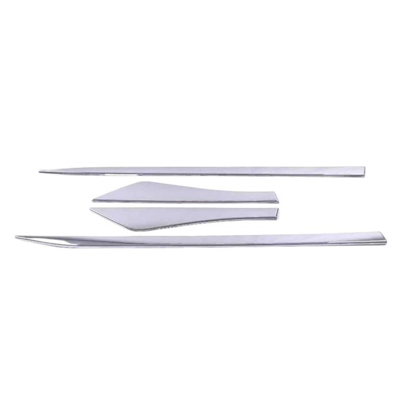 Seitenleisten Satz Für Nissan Für Rogue 2021 2022 2023 Edelstahl Chrom Side Door Auto Körper Molding Röcke Scratch Abdeckung Trim Auto Zubehör Winglet Diffusor(Steel Chrome) von MWCMAMBG