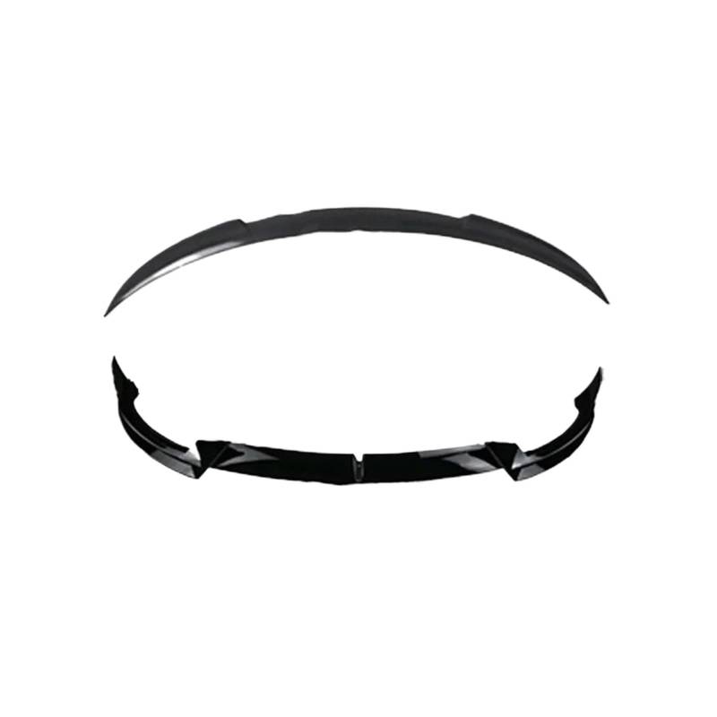 Seitenleisten Satz Für Tesla 2024 + Für Modell 3 Für Highland Body Kit Spoiler Hinten Diffusor Frontschürze Lip Seite Rock Flügel Teile Sport Tunning Glanz Schwarz Winglet Diffusor(Set D) von MWCMAMBG