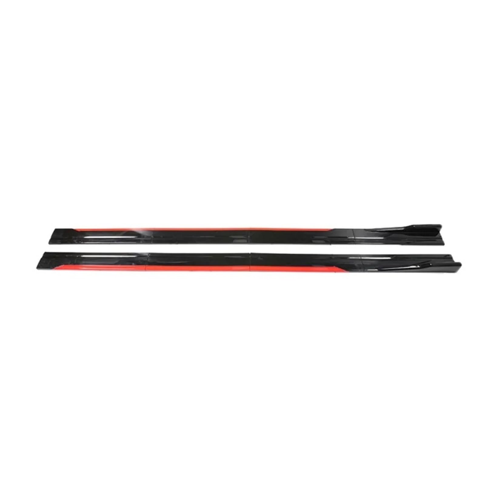 Seitenleisten Satz Seitenschweller Geteilt 4 Abschnitte 2,2 cm Modifizierte Kleine Umlaufende Seitenschaufel 2 Meter Kohlefaser-Stil Universell Winglet Diffusor(A) von MWCMAMBG