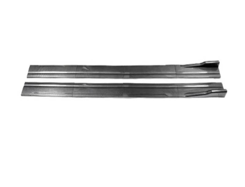 Seitenleisten Satz Seitenschweller Geteilt 4 Abschnitte 2,2 cm Modifizierte Kleine Umlaufende Seitenschaufel 2 Meter Kohlefaser-Stil Universell Winglet Diffusor(B) von MWCMAMBG