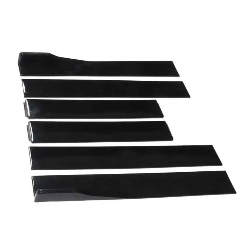 Seitenleisten Satz Universelle Seitenschweller 2,2 M Rocker-Panel Außen Untere Seite Body-Kit Bottom-Line-Erweiterungen Splitter-Lippen-Diffusoren Glänzendes Schwarz Winglet Diffusor von MWCMAMBG