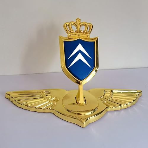 Auto-Plakette für Citroen e-C4 Hatchback 2020-2023,Kfz Zubehör Medaille 3D Badge Dekoration Rad UV-beständige Aufkleber Grillzentrum Logo Autogrillzentrum Logo,Gold-Blue-1 Auto-Plakette für Citroen e-C4 Hatchback 2020-2023,Kfz Zubehör Medaille 3D Badge Dekoration Rad UV-beständige Aufkleber Grillzentrum Logo Autogrillzentrum Logo,Gold-Blue-1 von MWJTWO