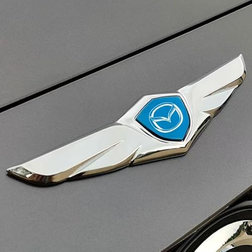 Auto-Plakette für Mazda Axela 2003-2019,Kfz Zubehör Medaille 3D Badge Dekoration Rad UV-beständige Aufkleber Grillzentrum Logo Autogrillzentrum Logo,Silver-Blue-1 Auto-Plakette für Mazda Axela 2003-2019,Kfz Zubehör Medaille 3D Badge Dekoration Rad UV-beständige Aufkleber Grillzentrum Logo Autogrillzentrum Logo,Silver-Blue-1 von MWJTWO