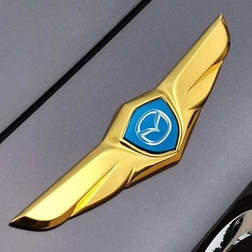 Auto-Plakette für Mazda B-Series 2006-2016,Kfz Zubehör Medaille 3D Badge Dekoration Rad UV-beständige Aufkleber Grillzentrum Logo Autogrillzentrum Logo,Gold-Blue-1 Auto-Plakette für Mazda B-Series 2006-2016,Kfz Zubehör Medaille 3D Badge Dekoration Rad UV-beständige Aufkleber Grillzentrum Logo Autogrillzentrum Logo,Gold-Blue-1 von MWJTWO