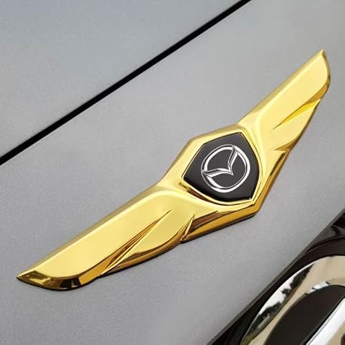 Auto-Plakette für Mazda Biante 2008-2018,Kfz Zubehör Medaille 3D Badge Dekoration Rad UV-beständige Aufkleber Grillzentrum Logo Autogrillzentrum Logo,Gold-Black-1 Auto-Plakette für Mazda Biante 2008-2018,Kfz Zubehör Medaille 3D Badge Dekoration Rad UV-beständige Aufkleber Grillzentrum Logo Autogrillzentrum Logo,Gold-Black-1 von MWJTWO