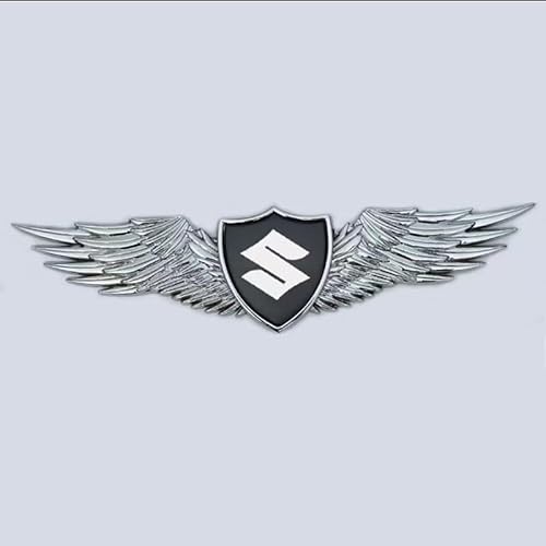Auto-Plakette für Suzuki Dzire 2017-2020,Kfz Zubehör Medaille 3D Badge Dekoration Rad UV-beständige Aufkleber Grillzentrum Logo Autogrillzentrum Logo,Silver-Black-1 Auto-Plakette für Suzuki Dzire 2017-2020,Kfz Zubehör Medaille 3D Badge Dekoration Rad UV-beständige Aufkleber Grillzentrum Logo Autogrillzentrum Logo,Silver-Black-1 von MWJTWO