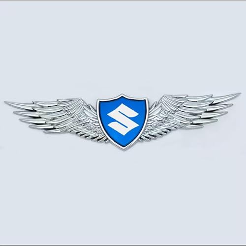 Auto-Plakette für Suzuki Wagon R 2003-2008,Kfz Zubehör Medaille 3D Badge Dekoration Rad UV-beständige Aufkleber Grillzentrum Logo Autogrillzentrum Logo,Silver-Blue-1 Auto-Plakette für Suzuki Wagon R 2003-2008,Kfz Zubehör Medaille 3D Badge Dekoration Rad UV-beständige Aufkleber Grillzentrum Logo Autogrillzentrum Logo,Silver-Blue-1 von MWJTWO