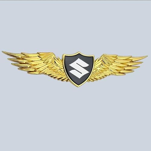 Auto-Plakette für Suzuki iK-2,Kfz Zubehör Medaille 3D Badge Dekoration Rad UV-beständige Aufkleber Grillzentrum Logo Autogrillzentrum Logo,Gold-Black-1 Auto-Plakette für Suzuki iK-2,Kfz Zubehör Medaille 3D Badge Dekoration Rad UV-beständige Aufkleber Grillzentrum Logo Autogrillzentrum Logo,Gold-Black-1 von MWJTWO