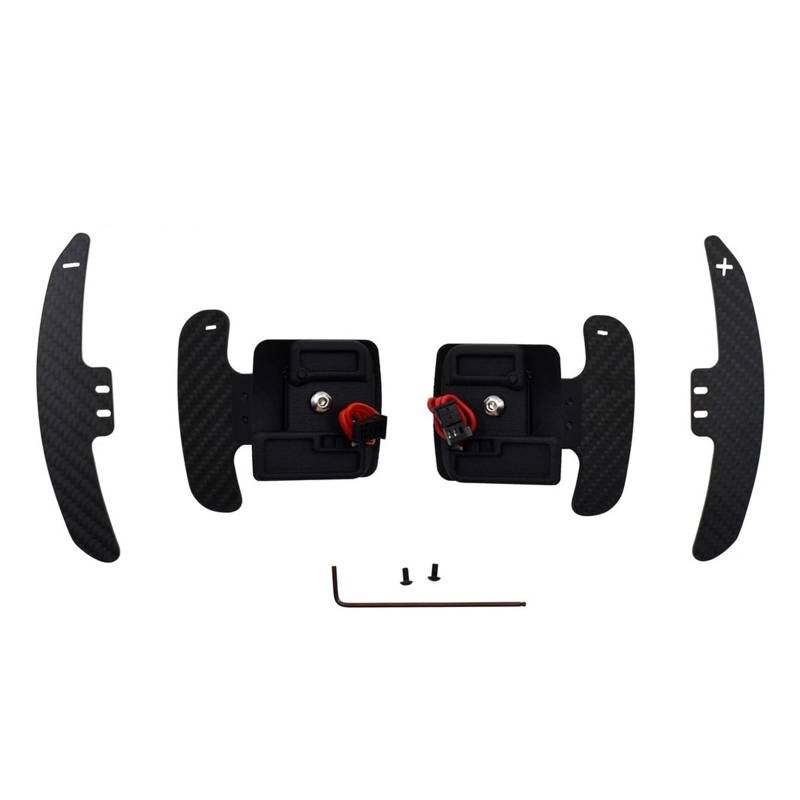 Shuogoufeng Store Kompatibel mit B*MW E90 M3 E92 M3 E93 M3 X5M X6M E70 E71 Lenkrad aus Kohlefaser, magnetische Schaltwippen(Model 2) von MXIJCJVJ