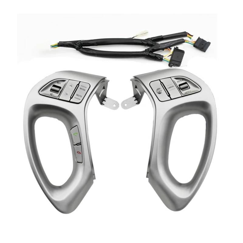 Shuogoufeng Store Lenkrad-Multifunktionstaste mit Bluetooth-Taste, Musikschalter, Tempomat-Taste, kompatibel mit Ix35, kompatibel mit TUCSON 2010–2015 von MXIJCJVJ