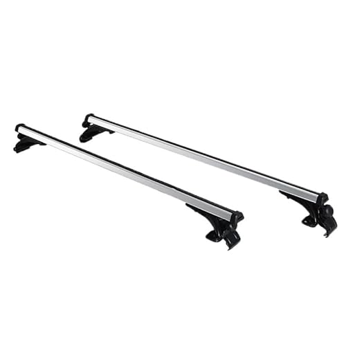 Auto Dachgepäckträger, für Peugeot 3008 P84 5-dr Hatchback (16-23) Verstellbare Querträger mit Schlössern Aluminium Dachträger an offene Dachrelinge von MXQCLSA