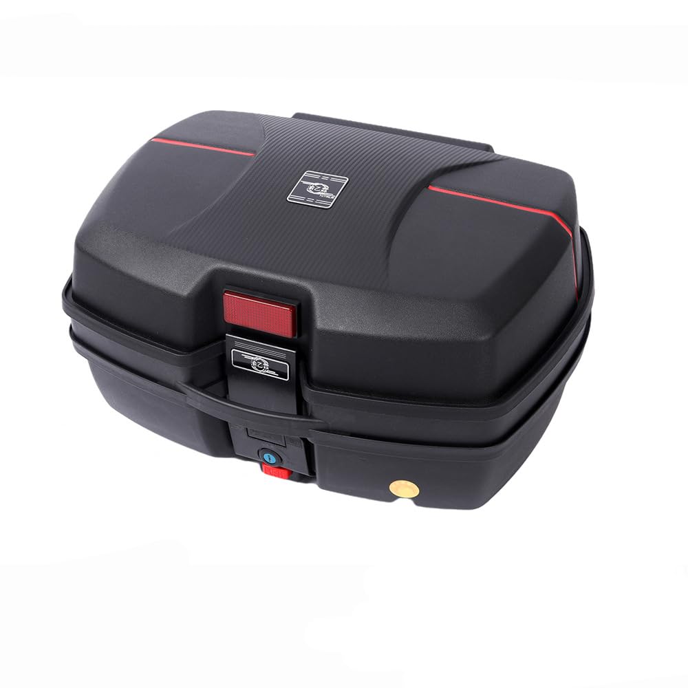 MXQCLSA Topcase Motorradkoffer, für Triumph Rocket 3 GT 2020 2021 2022 2023 2024 wasserdichte & abnehmbare Motorrad-Topbox Helmkoffer abschließbar mit reflektierendem Panel MXQCLSA Topcase Motorradkoffer, für Triumph Rocket 3 GT 2020 2021 2022 2023 2024 wasserdichte & abnehmbare Motorrad-Topbox Helmkoffer abschließbar mit reflektierendem Panel von MXQCLSA