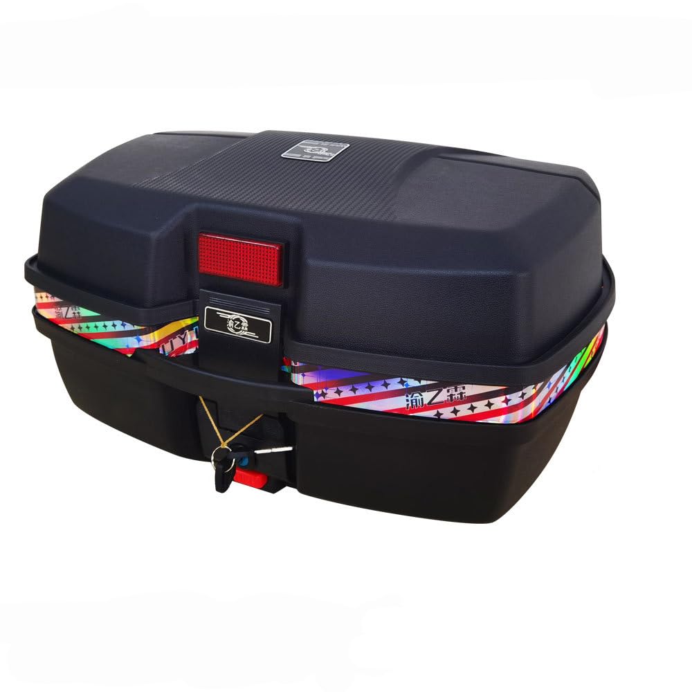MXQCLSA Topcase Motorradkoffer, für Triumph Speed 400 2023 2024 wasserdichte & abnehmbare Motorrad-Topbox Helmkoffer abschließbar mit reflektierendem Panel MXQCLSA Topcase Motorradkoffer, für Triumph Speed 400 2023 2024 wasserdichte & abnehmbare Motorrad-Topbox Helmkoffer abschließbar mit reflektierendem Panel von MXQCLSA