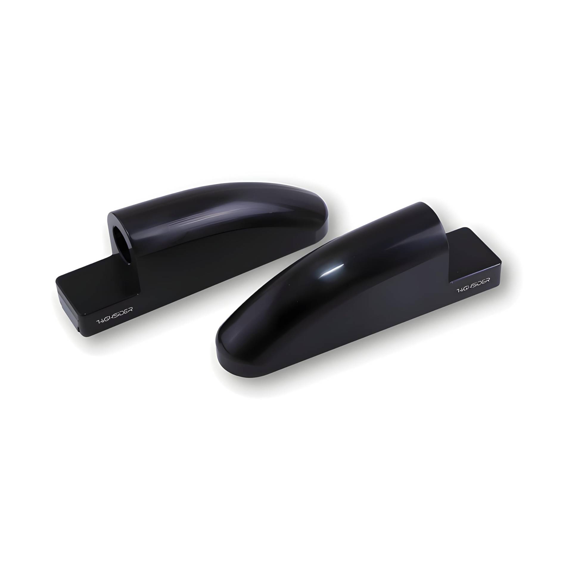 Adapter Highsider für Spiegel FB-1 lang CNC schwarz von MXT