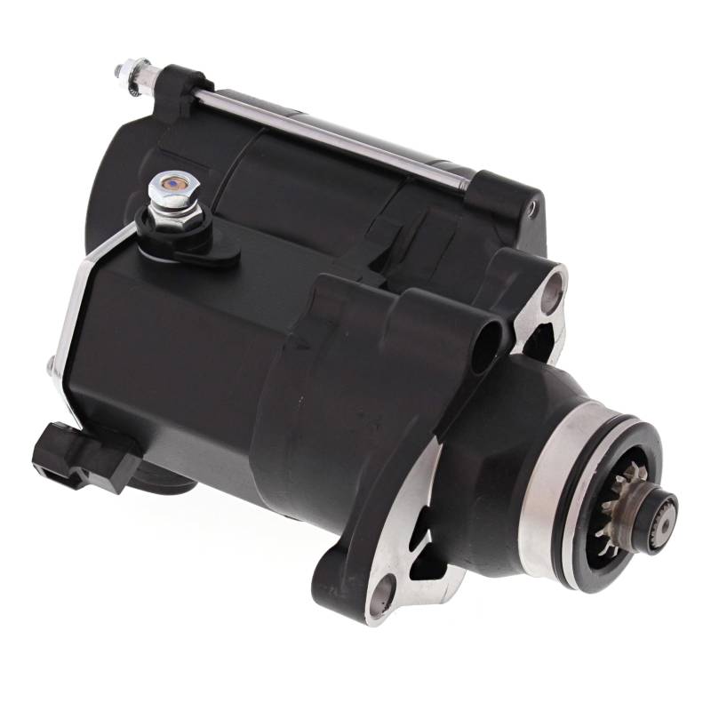 Anlasser, Starter 1.4KW schwarz All Balls für Harley Davidson FXDL Dyna Low Rider FXDCI EFI Super Glide Custom FXDB Street Bob FXDWGI Wide FXDWG 1450 Bj. 2006-2017 von MXT