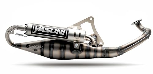 Auspuffanlage Yasuni Carrera 10 aluminium mit Zulassung für Peugeot, Peugeot Jet-Force C-Tech Vivacity TSDI Ludix 2 Blaster RS 12 One Radical Citystar von MXT