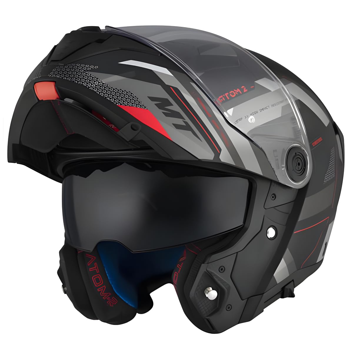 Flip-Up Helm MT Helmets Atom 2 Bast SV ECE 22.06 Flip-Up Helm MT Helmets Atom 2 Bast SV ECE 22.06 von MXT