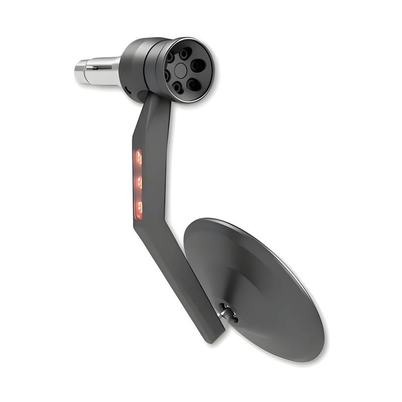 Lenkerendenspiegel Highsider Montana Rim mit LED Blinker von MXT
