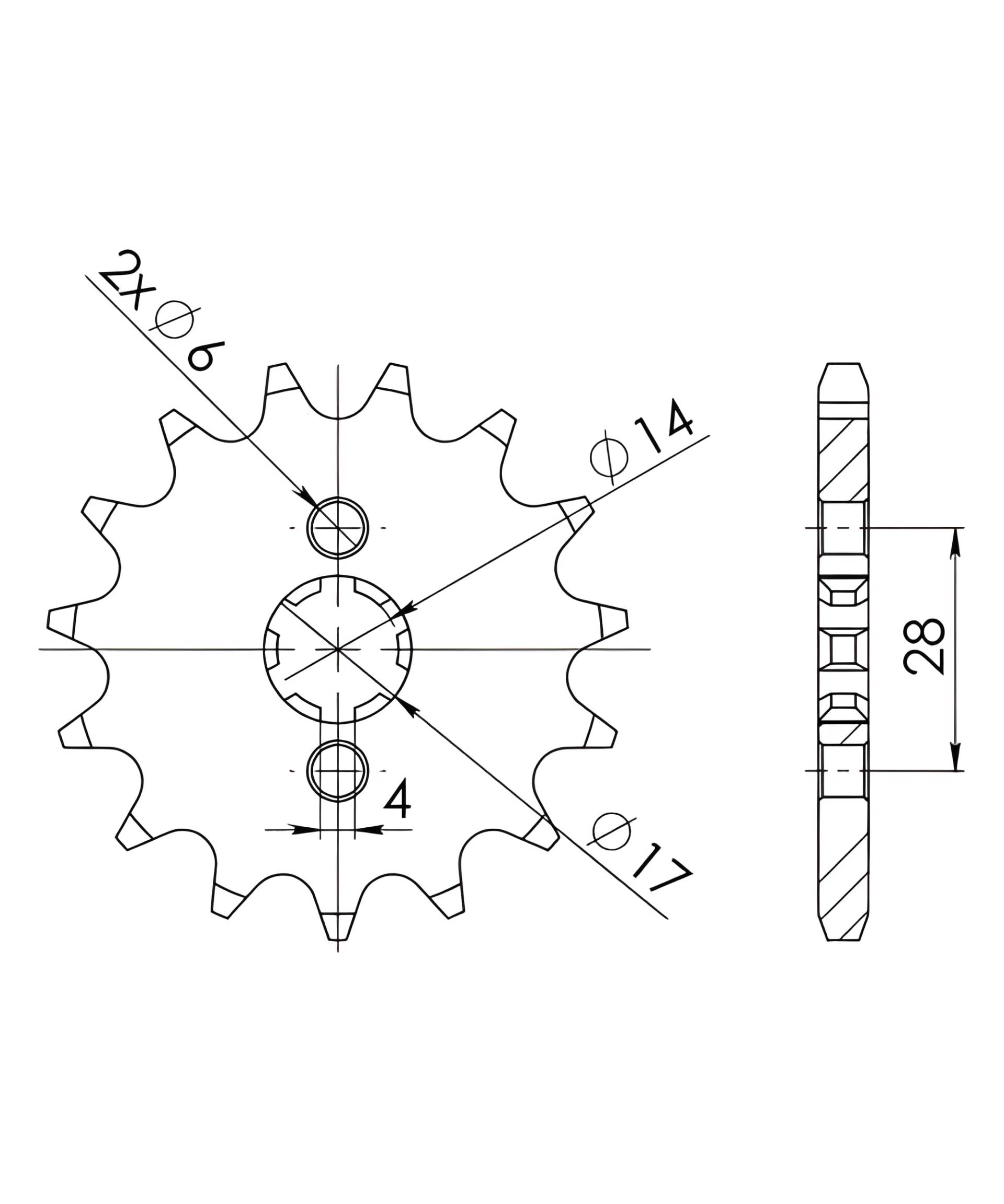 Ritzel Supersprox 420 13Z von MXT