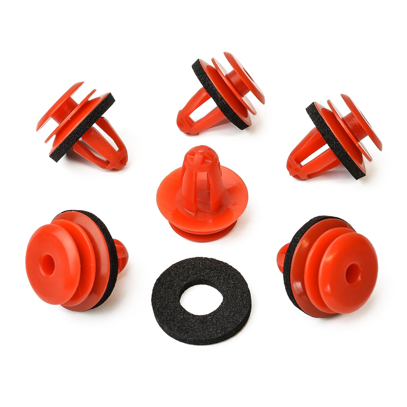10x Tür Verkleidungs Befestigungsclips mit Dichtung Halterung | 07146962771 von Vehicle Clips