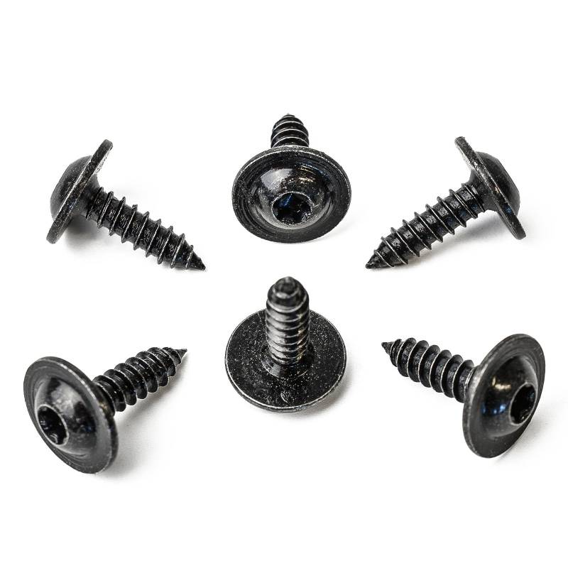 10x Universal Metall Torx Bund Schraube T25 M5 Screw in Schwarz | 90775001 von MYBA-S