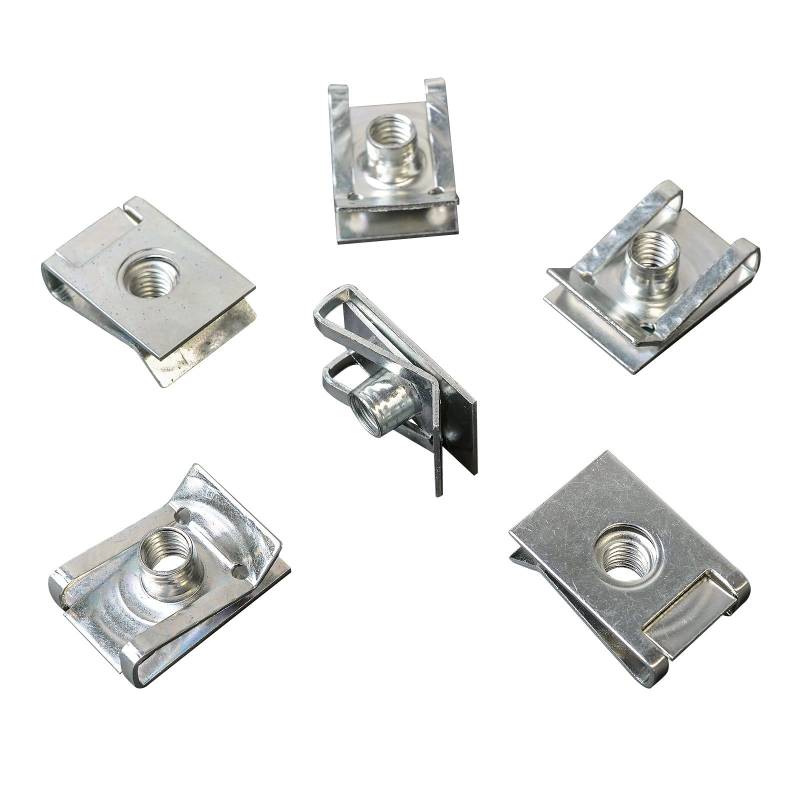 15x Metall Halterung Klammern Klemm Mutter M6 x 23.4 x 16 | CL-0380 von MYBA-S