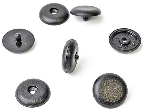 MYBA-S Sicherheitsgurtclip, Universel, Neu, 2 Stück, Schwarz, 16 mm von FangZin