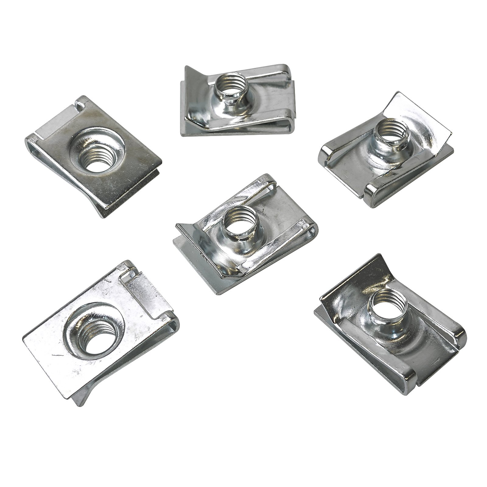 20x Metall Halterung Klammern Klemm Mutter M8 x 28,2 x 18 | CL-0381 20x Metall Halterung Klammern Klemm Mutter M8 x 28,2 x 18 | CL-0381 von MYBA-S