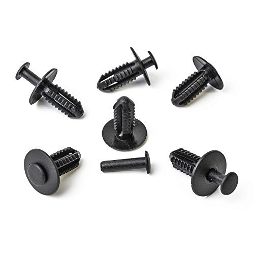 20x Radhausschale Clips Befestigung Klips Spreizniete für in Schwarz A1249900492 | CL-0016 von MYBA-S