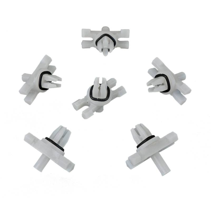 20x Zierleistenklammer Dachleiste Halter mit Dichtung Klips | CL-0266 von MYBA-S