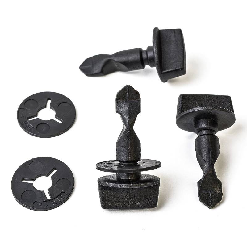 2x Befestigungs Clip Schrauben Bolzen + Scheibe| 6Q0807643 6N0129355 von MYBA-S